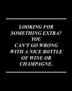 Gift List | For the Party Host